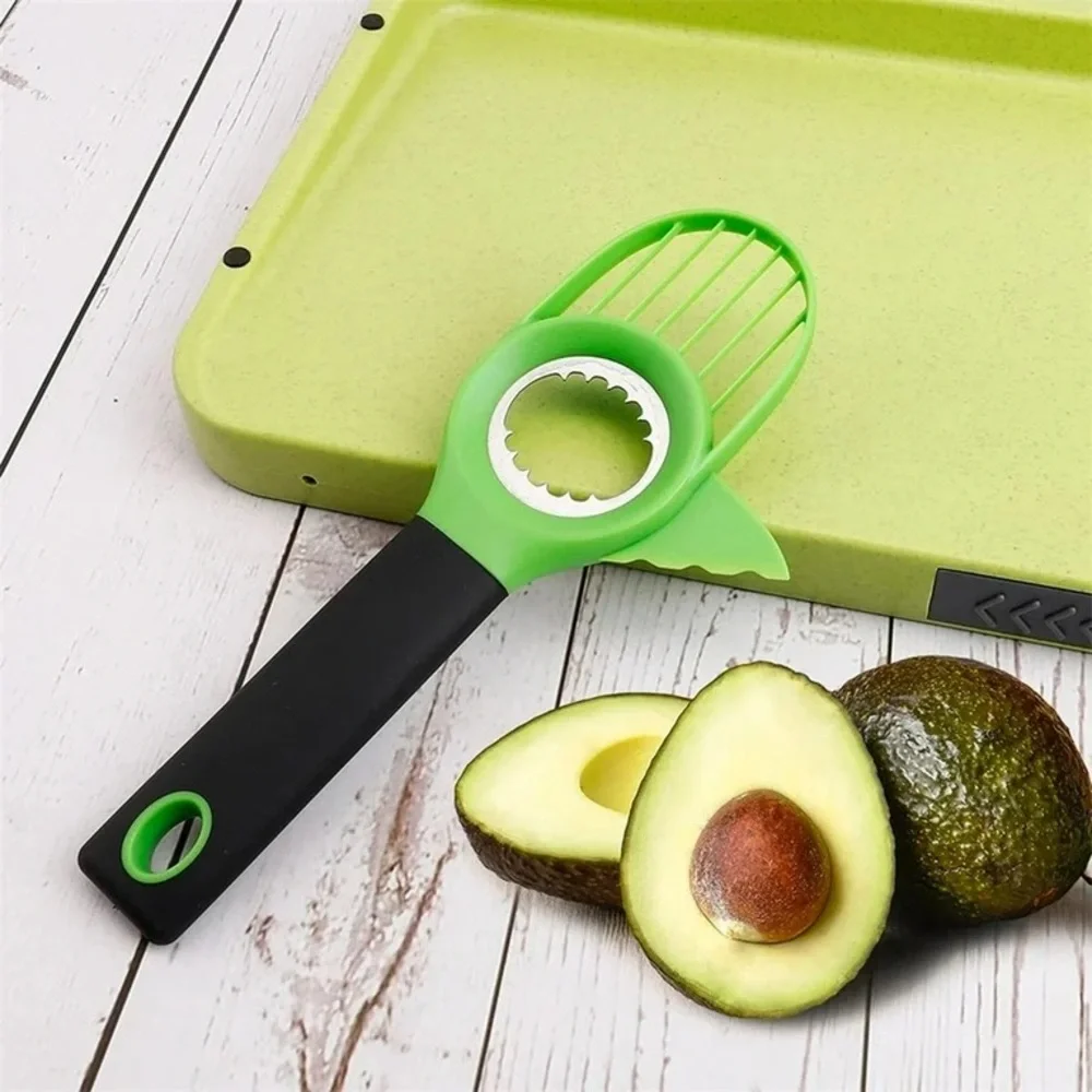 NWT 3 in 1 Avocado Slicer Tool with Grip Handle,